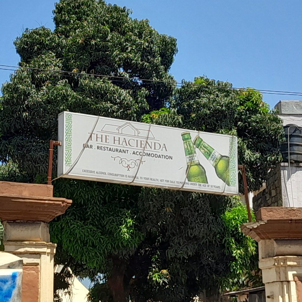 Hacienda signage